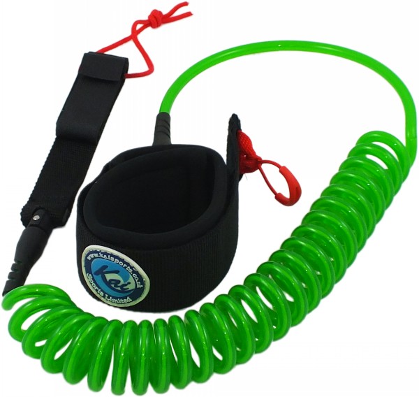 KAI SPORTS PRO 8MM COILED SUP LEASH - CALF CUFF ERS